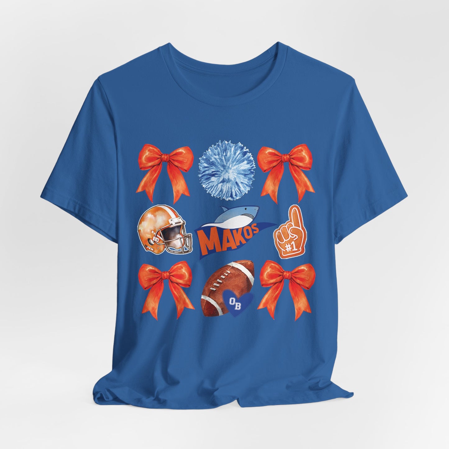 Adult Makos Coquette Football Tee