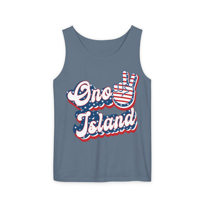 Ono Island Peace Tank Top - Unisex Comfort Colors
