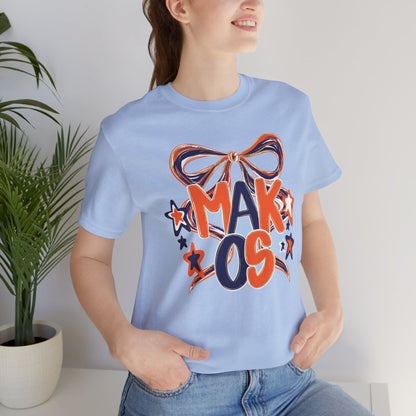 Adult Makos Twirly Ribbon Tee - Bella Canvas