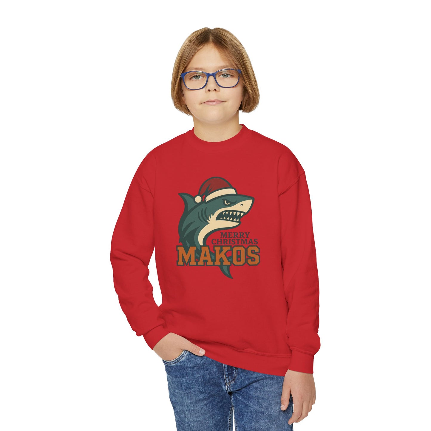 Merry Christmas Makos Sweatshirt - Gildan