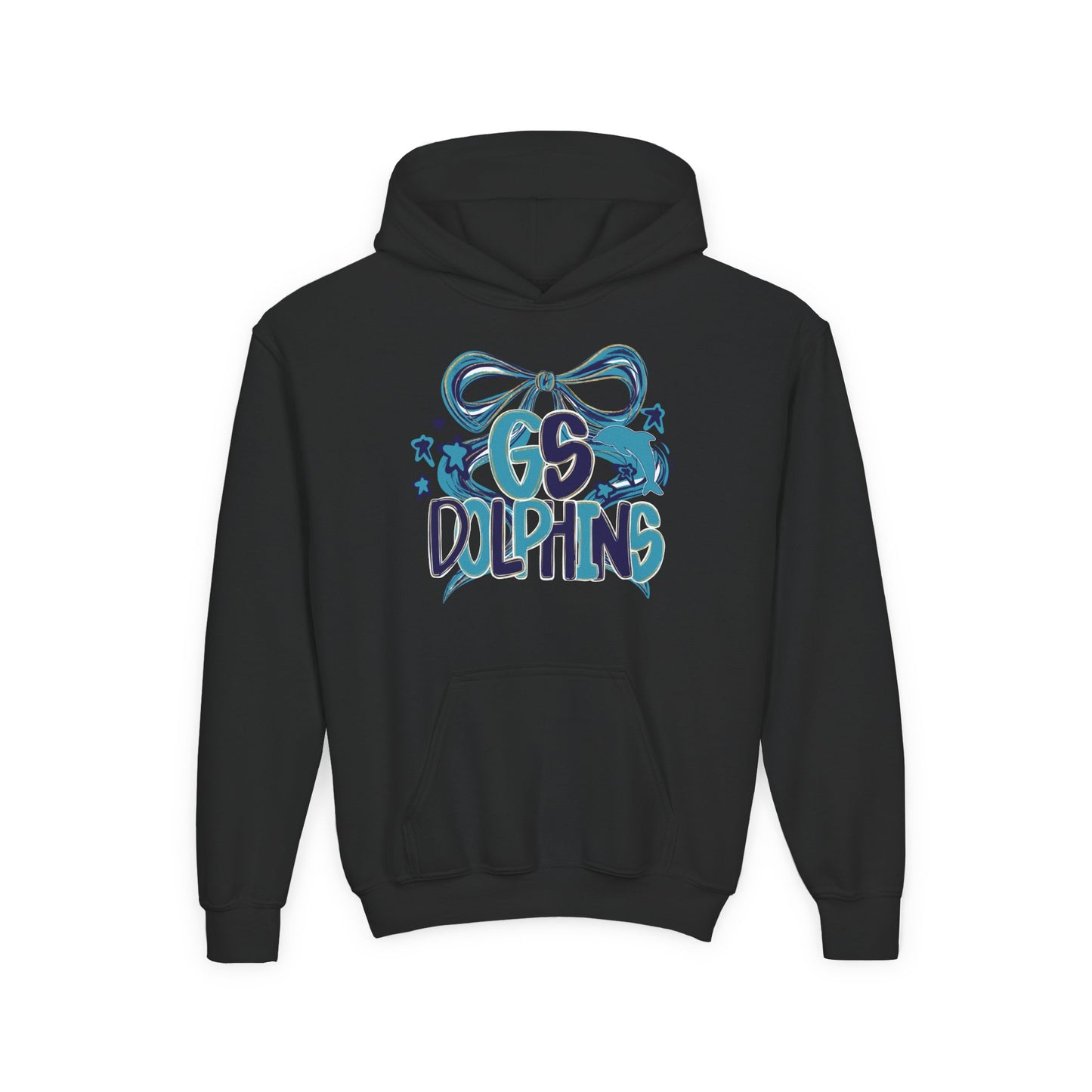 GS Dolphins Youth Hoodie - Gildan
