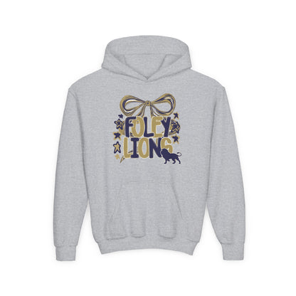 Foley Lions Bow Hoodie - Gildan