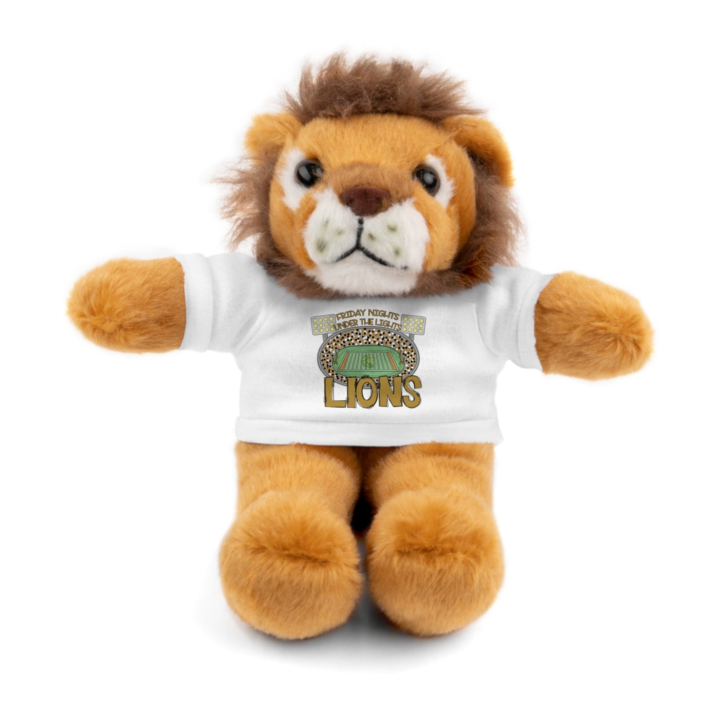 Stuffed Lion with Friday Night Lights Tee