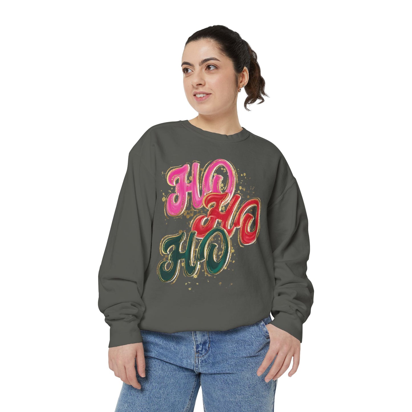 HO HO HO Sweatshirt Comfort Colors