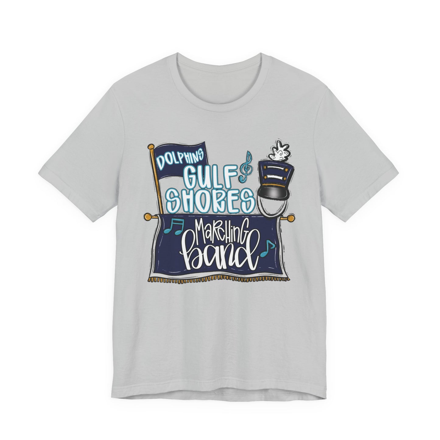 Adult Gulf Shores Band Tee - Bella Canvas