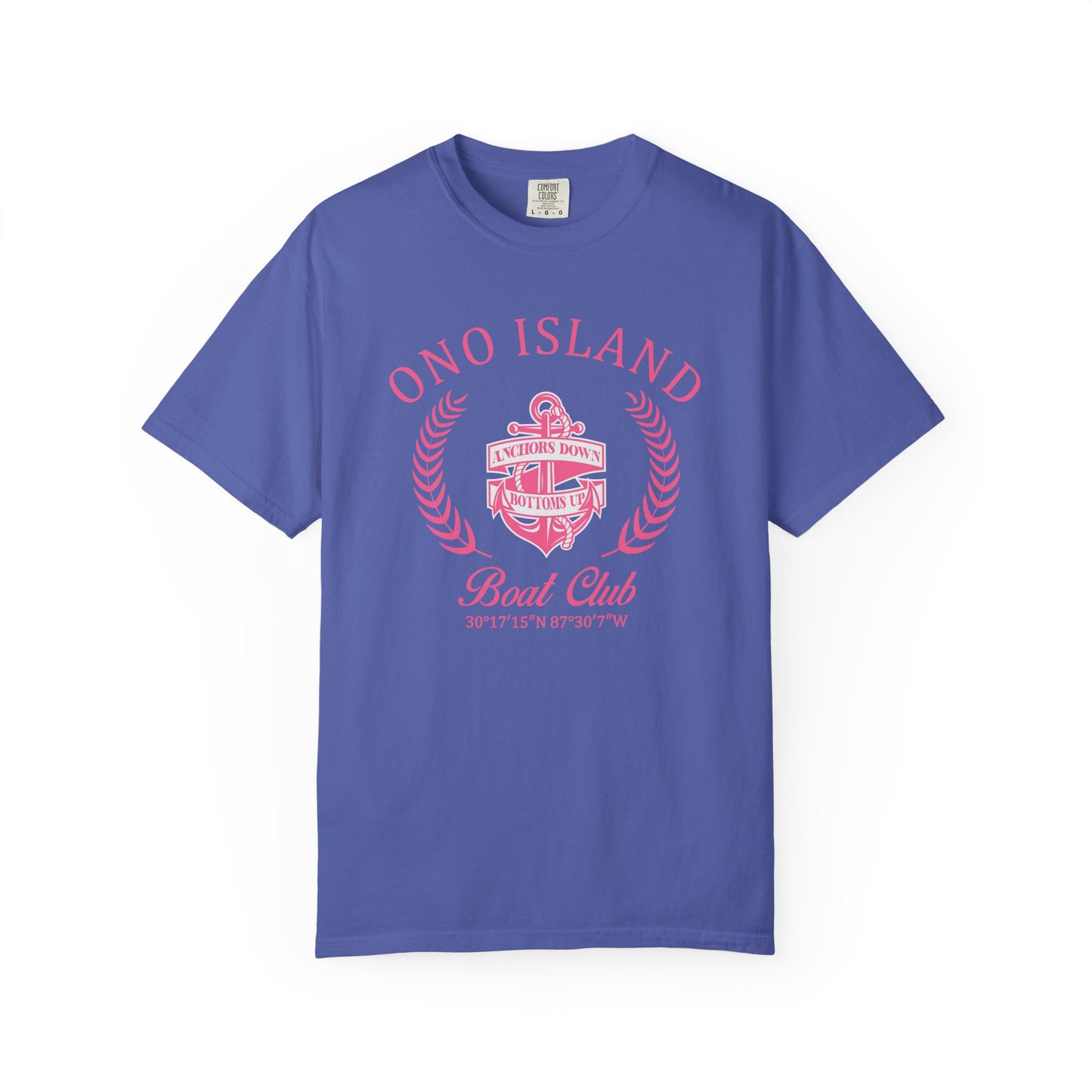 Ono Island Pink Boat Club - Comfort Colors