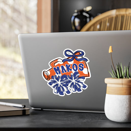 Makos Cheerleading Vinyl Decals