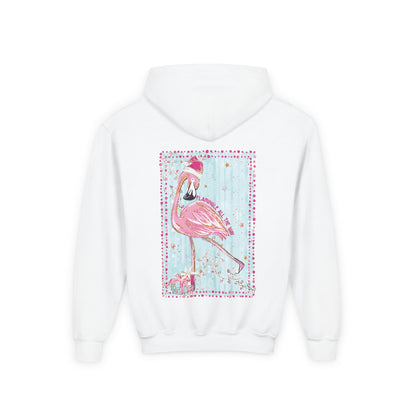 Flamingle All The Way Flamingo Hoodie - Gildan