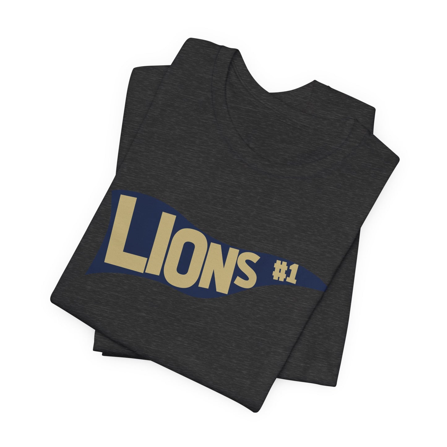 Adult #1 Lions Unisex Jersey Tee - Bella Canvas