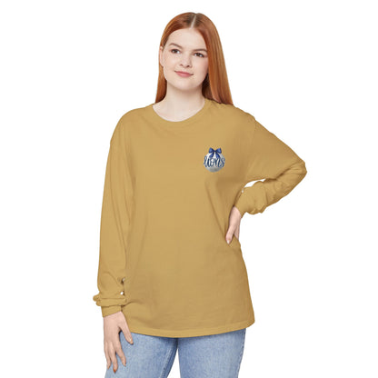 Foley Lions Volleyball Mom Long Sleeve T-Shirt- Comfort Colors