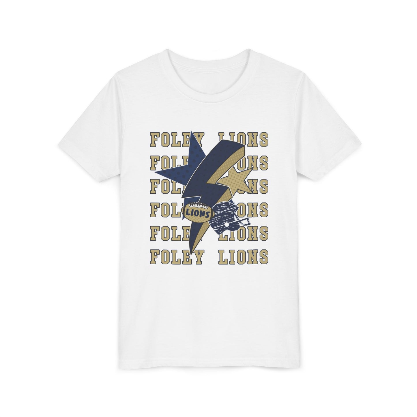 Youth Foley Lions Lightning Football T