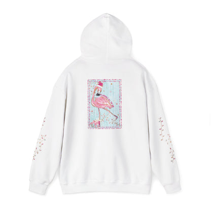 Flamingo Flamingle All The Way Hoodie - Gildan
