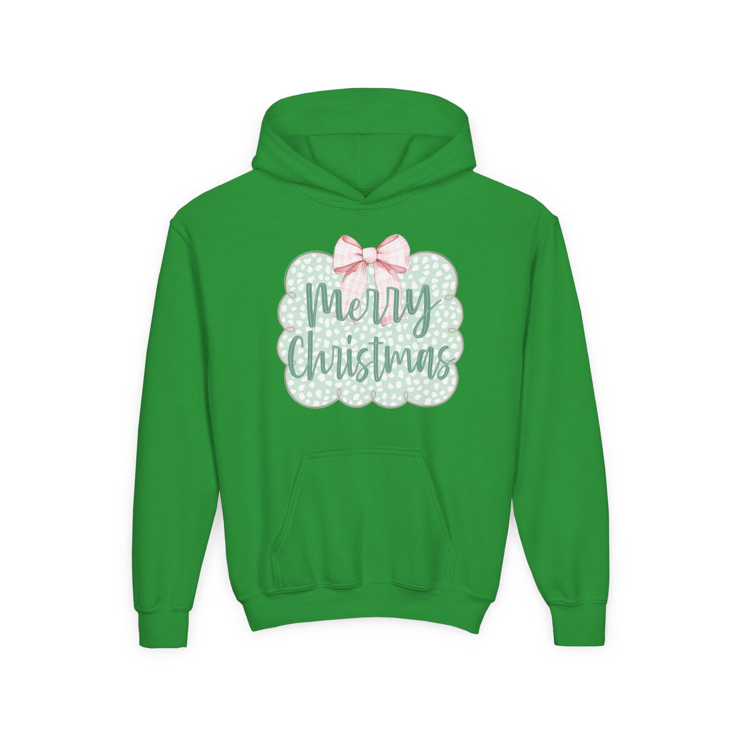Merry Christmas Youth Hoodie - Gildan