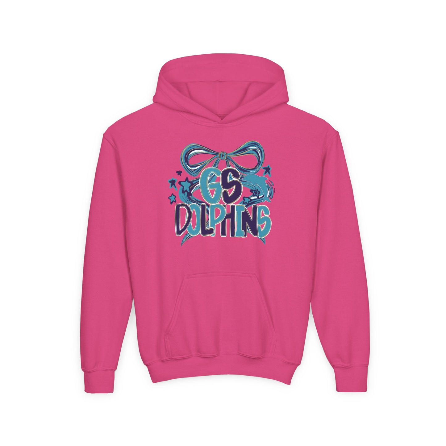 GS Dolphins Youth Hoodie - Gildan