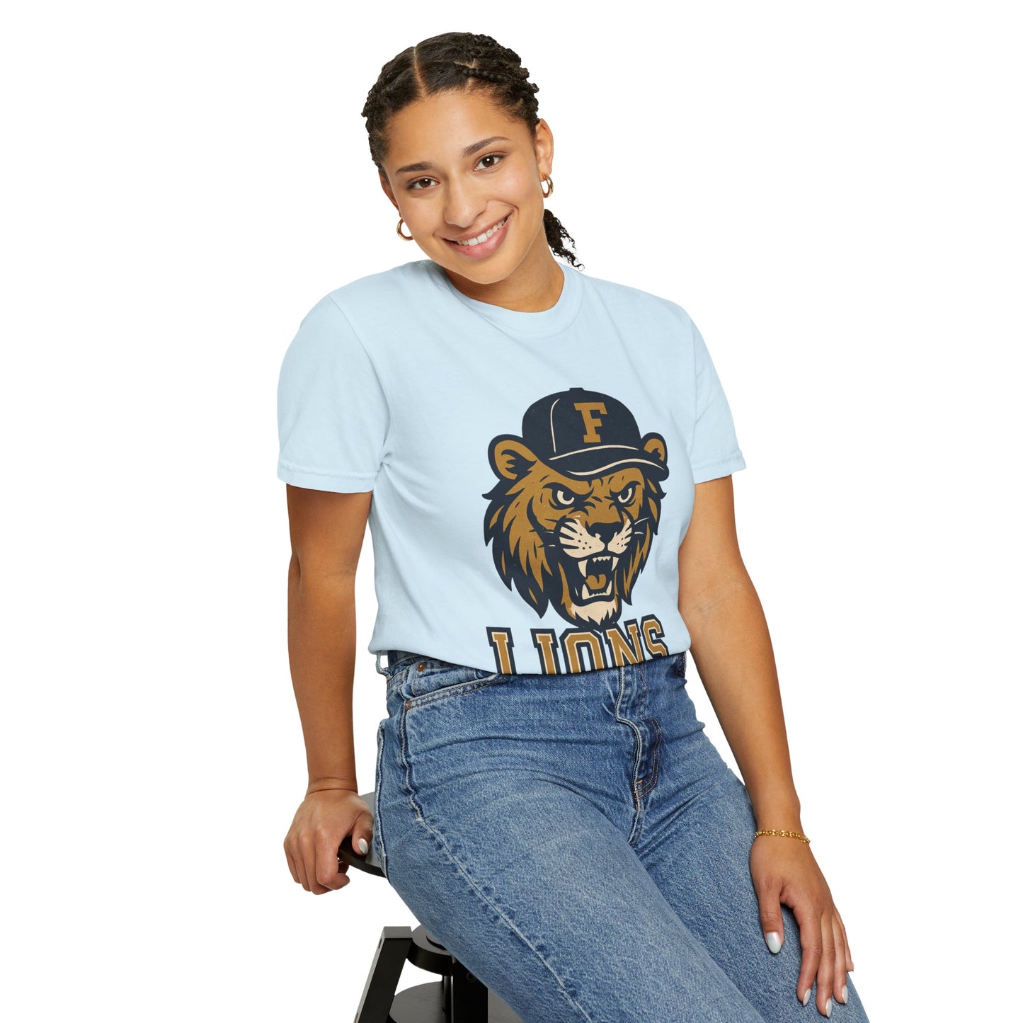 Adult Retro Roaring Lions T-Shirt - Comfort Colors
