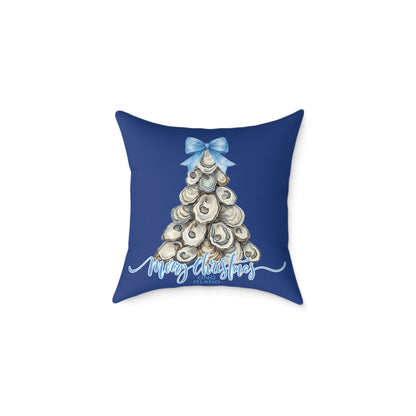 Ono Island Oyster Tree Blue Pillows