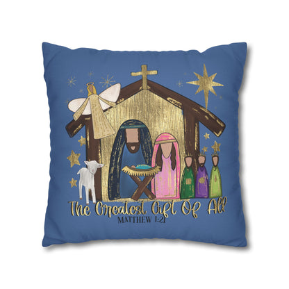 Nativity "The Greatest Gift of All" Pillowcase