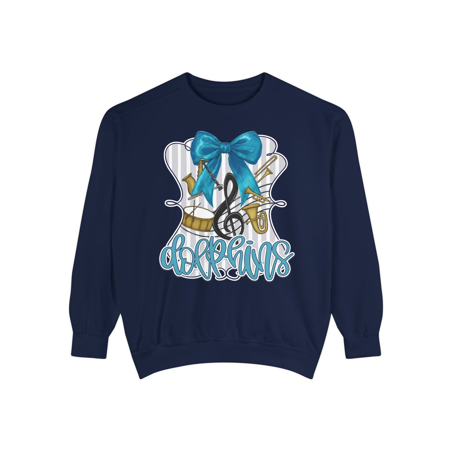 Adult Dolphins Band Sweatshirt - Comfort Colors