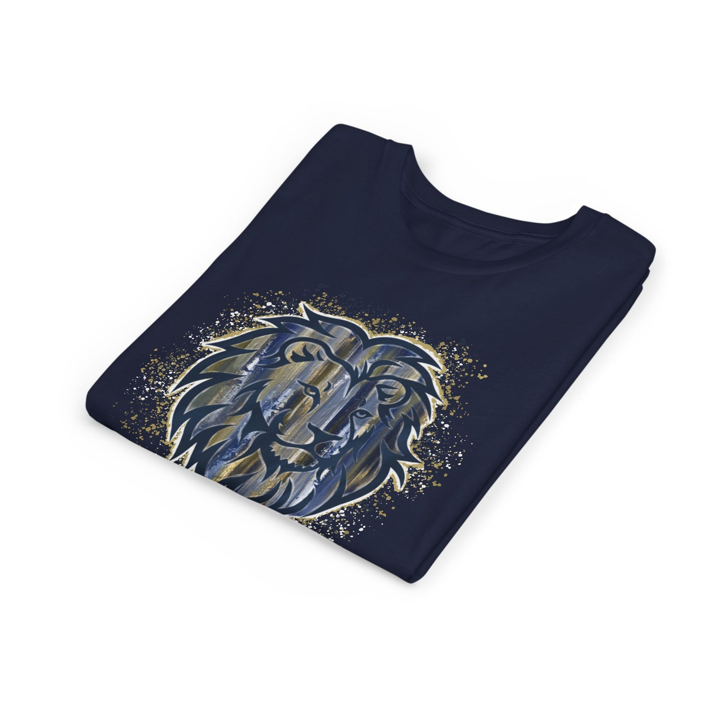 Youth Lions Custom Painted T