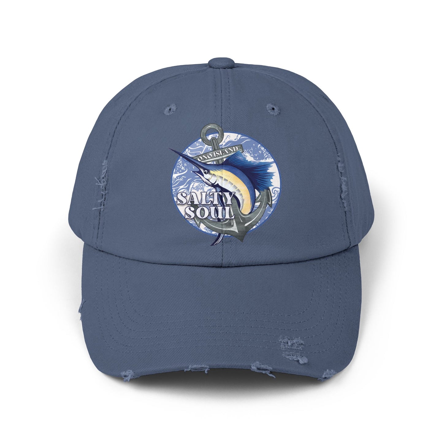 Salty Soul Ono Island Distressed Cap
