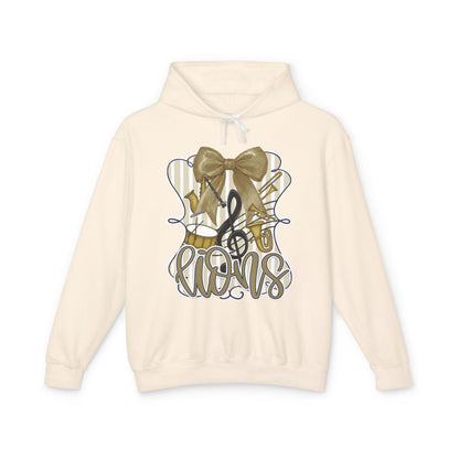 Adult Lions Coquette Band Hoodie - Comfort Colors