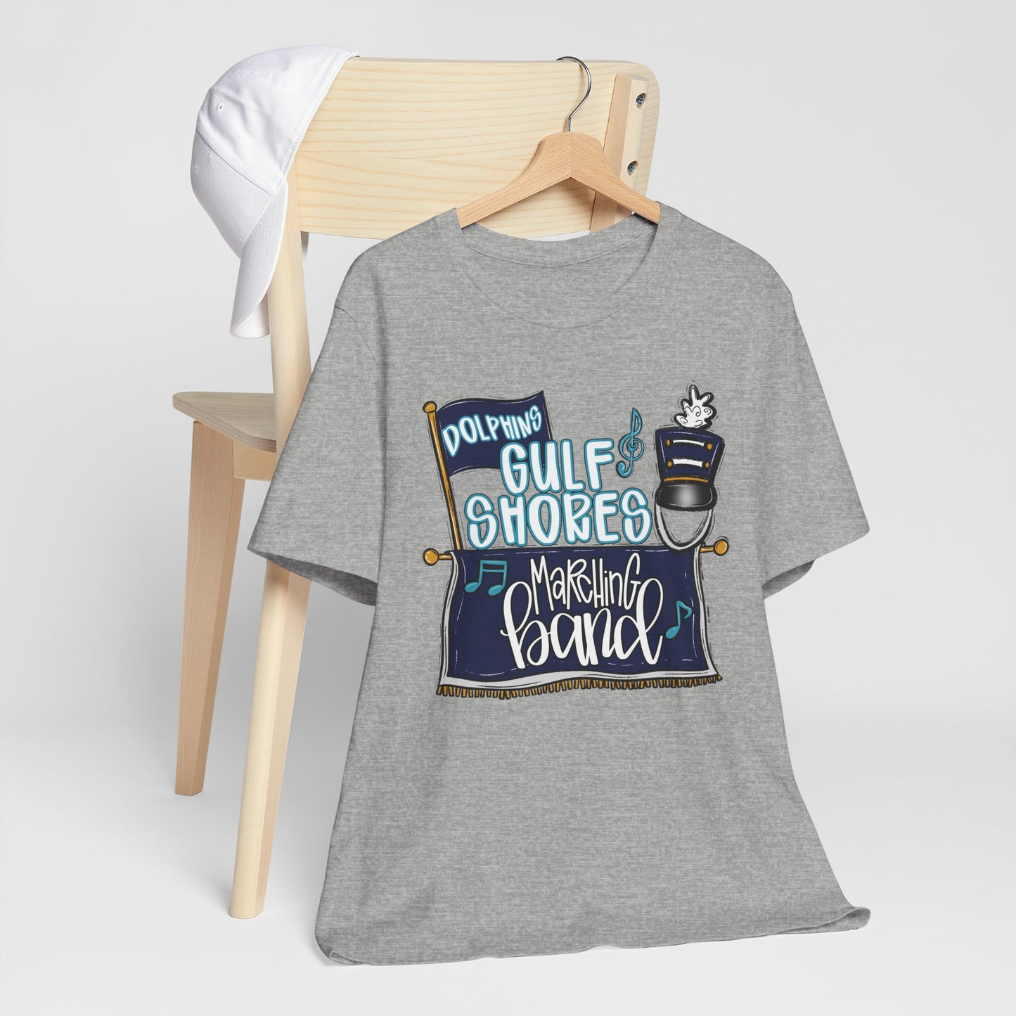 Adult Gulf Shores Band Tee - Bella Canvas