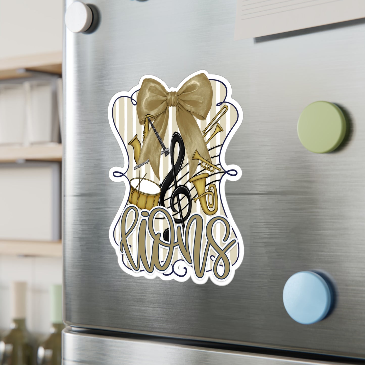 Foley Lions Band Decals