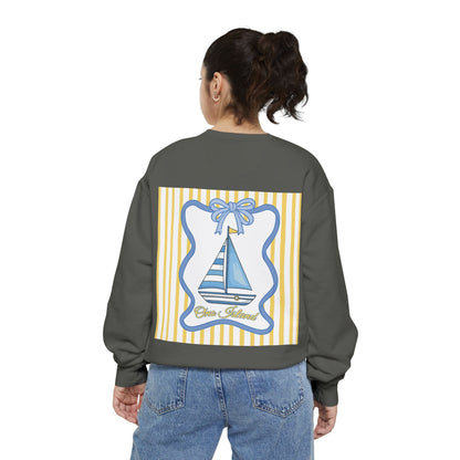 Adult Coquette Sailboat Sweatshirt - Comfort Colors