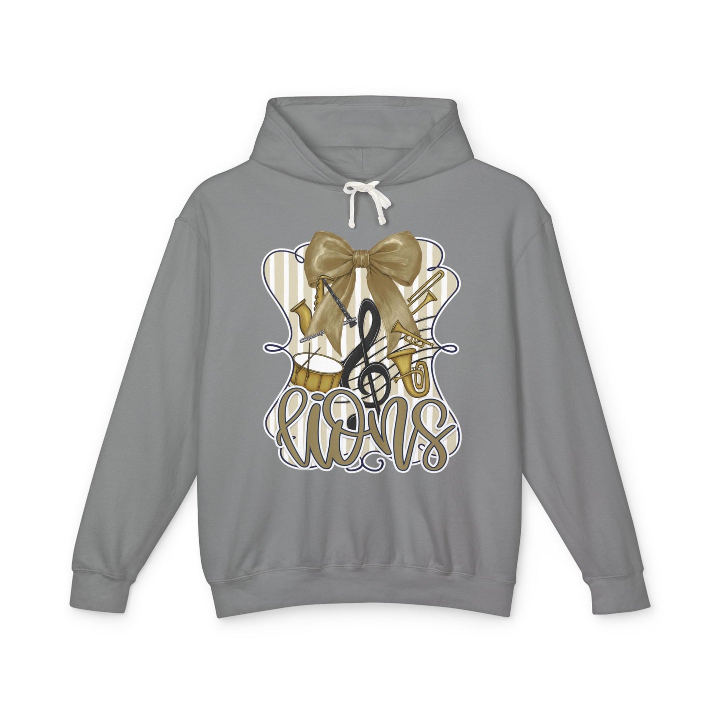 Adult Lions Coquette Band Hoodie - Comfort Colors