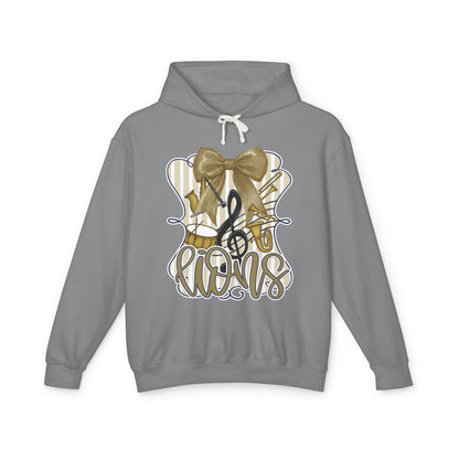 Adult Lions Coquette Band Hoodie - Comfort Colors