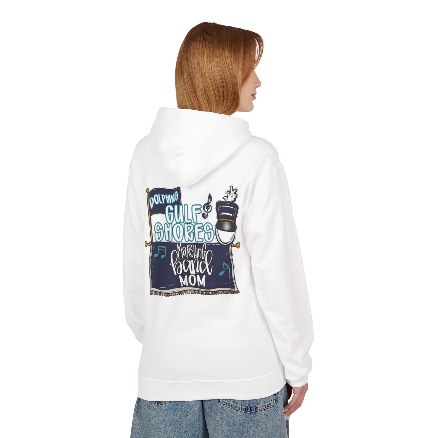 Adult Gulf Shores Marching Band Mom Hoodie - Gildan