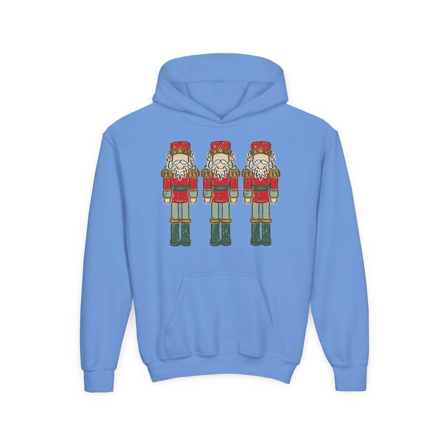 Red/Green Nutcracker Hoodie - Gildan