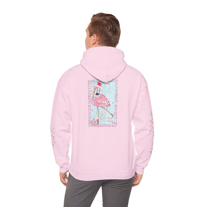 Flamingo Flamingle All The Way Hoodie - Gildan