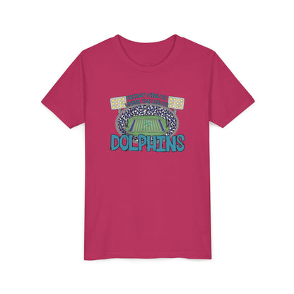 Dolphins Friday Nights Youth Tshirt - Bella Canvas