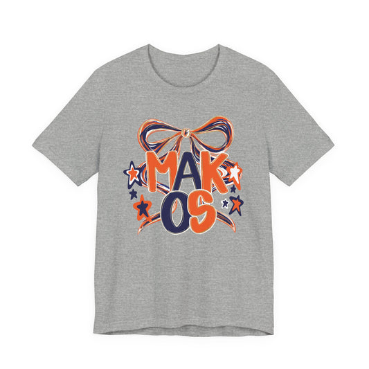 Adult Makos Twirly Ribbon Tee - Bella Canvas