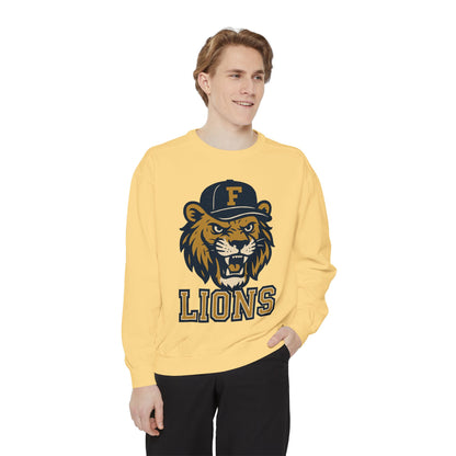 Adult Retro Roaring Lions Sweatshirt - Comfort Colors