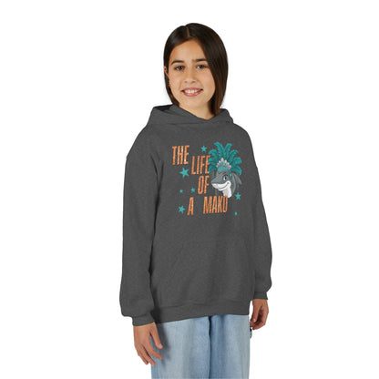 Life of a Mako Faux Glitter Hoodie - Gildan