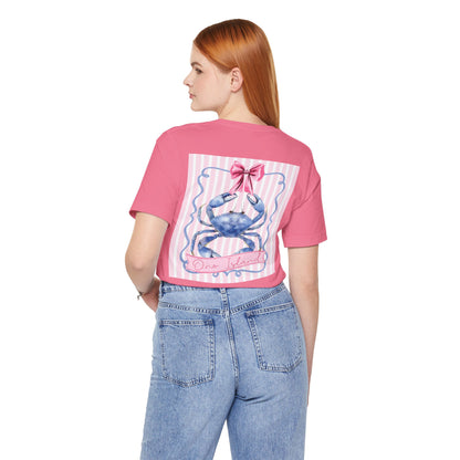 Adult Ono Island Preppy Crab T-Shirt - Bella Canvas