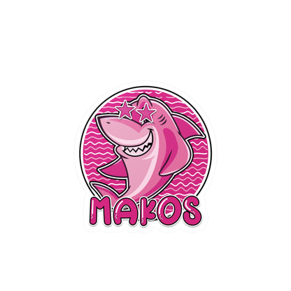 Preppy Pink Makos Vinyl Decals