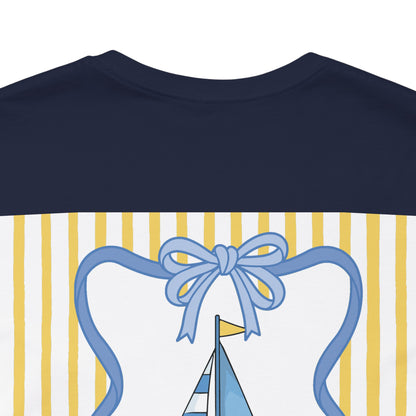 Adult Coquette Sailboat Tee - Bella Canvas