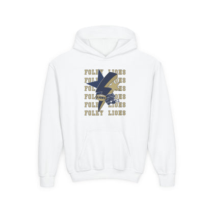 Youth Lions Lightning Football Hoodie