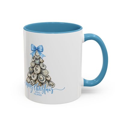 Ono Island Christmas Oyster Tree Mug