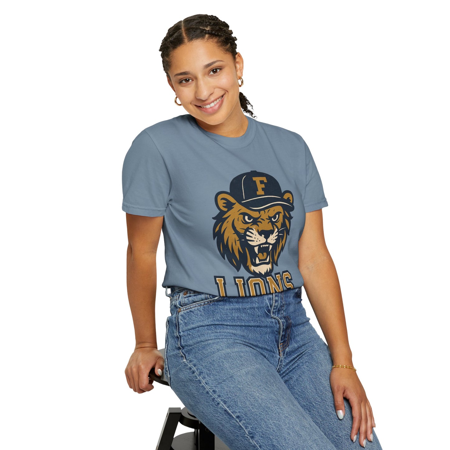 Adult Retro Roaring Lions T-Shirt - Comfort Colors