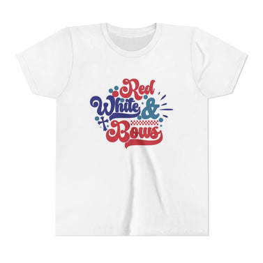 Youth Red White & Bows Tee