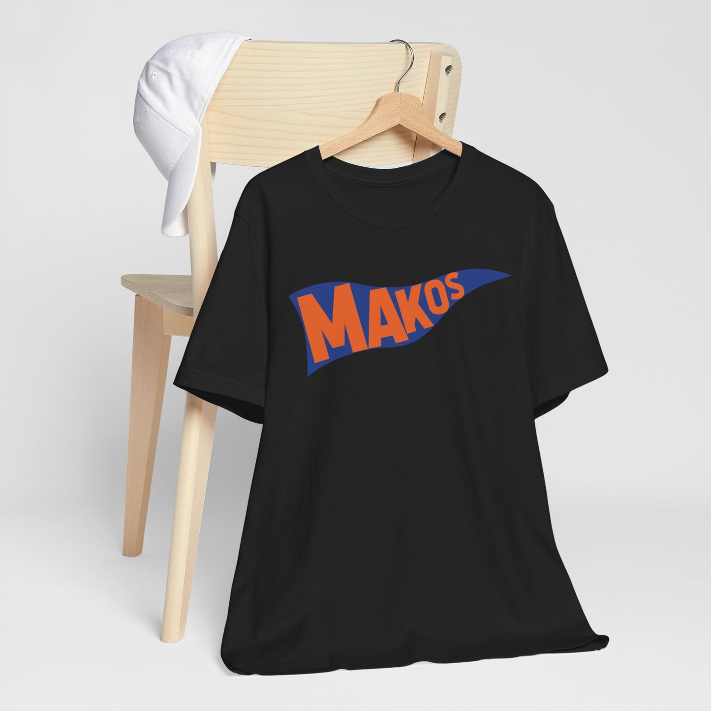 Adult Makos Pennant Unisex Jersey Tee - Bella Canvas