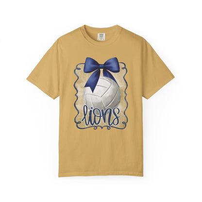 Adult Foley Lions Volleyball Tee - Comfort Colors