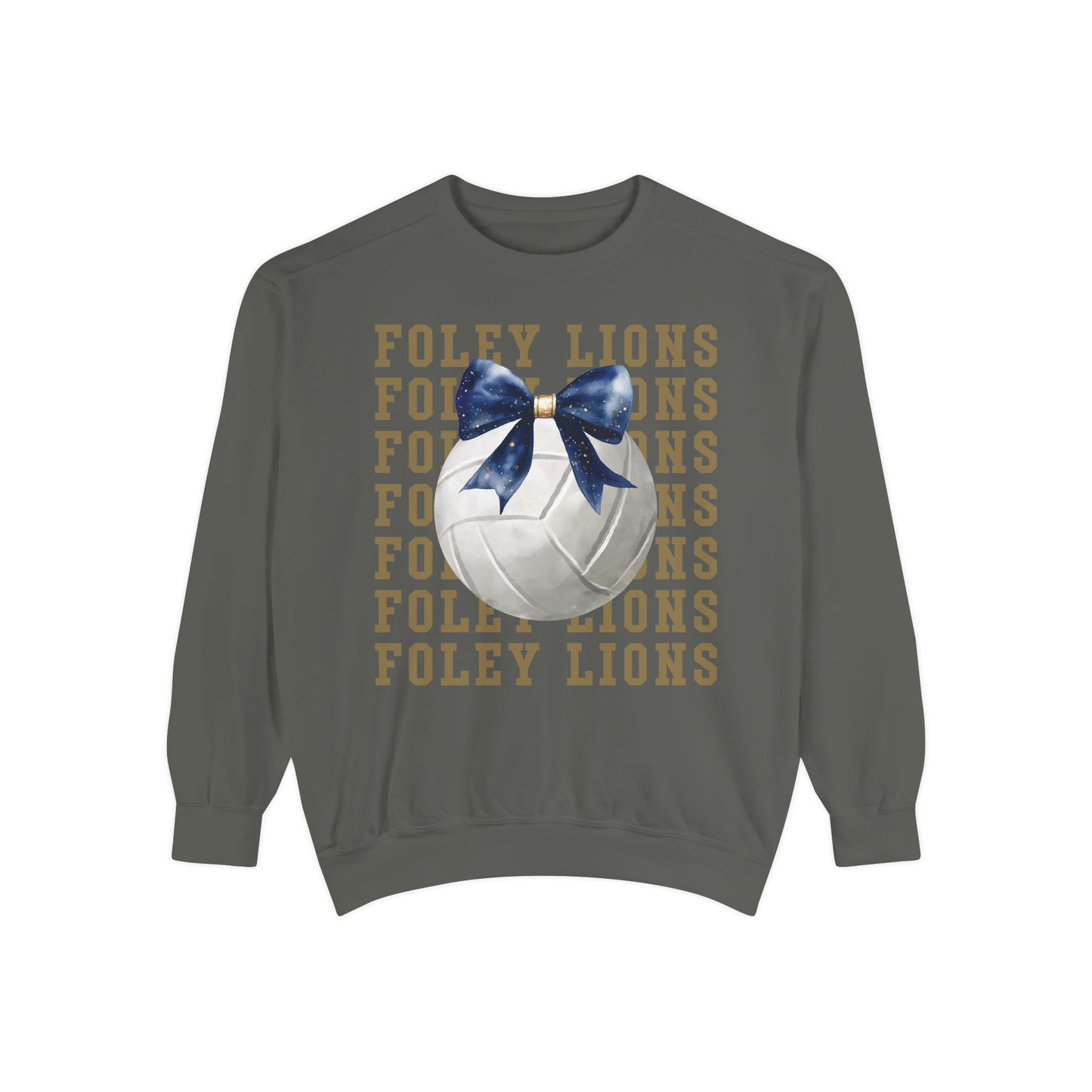 Foley Lions Volleyball Coquette Sweatshirt - Comfort Colors