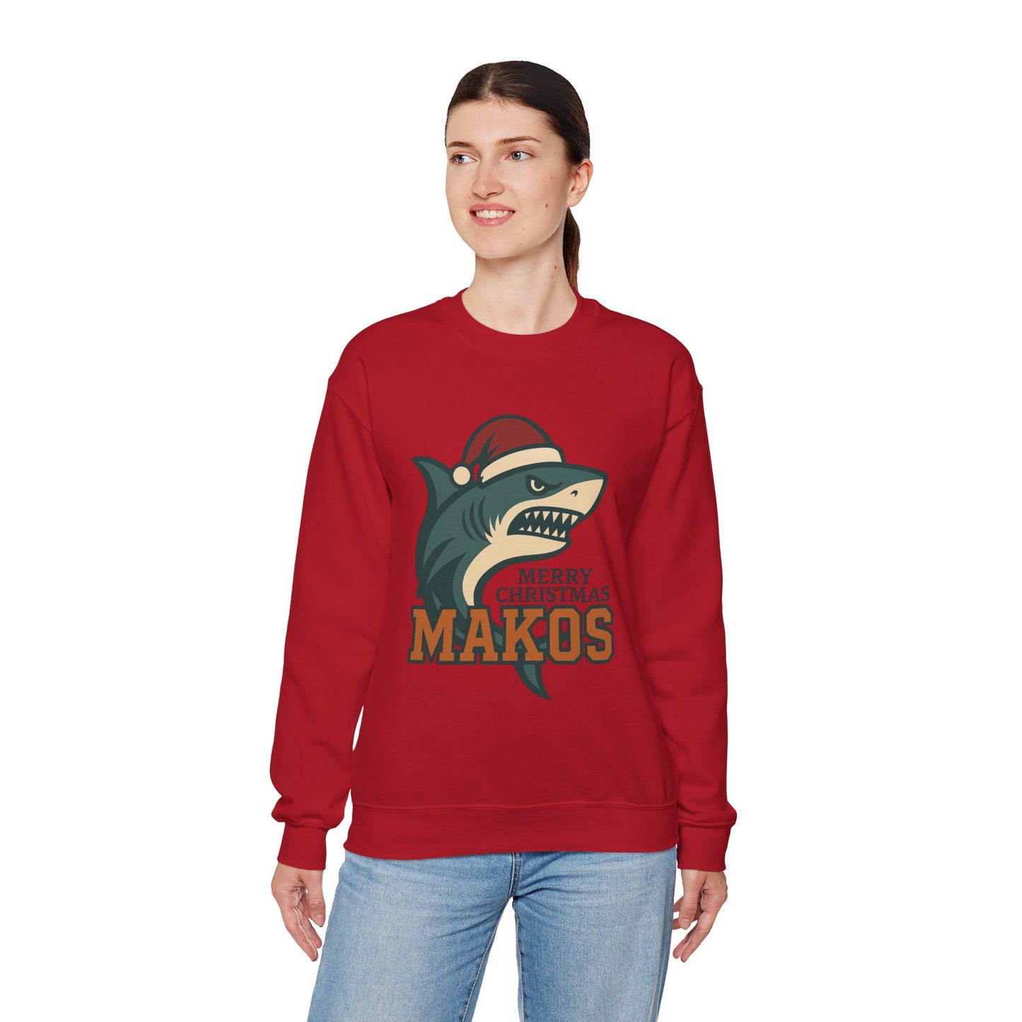 Merry Christmas Makos Sweatshirt — Gildan