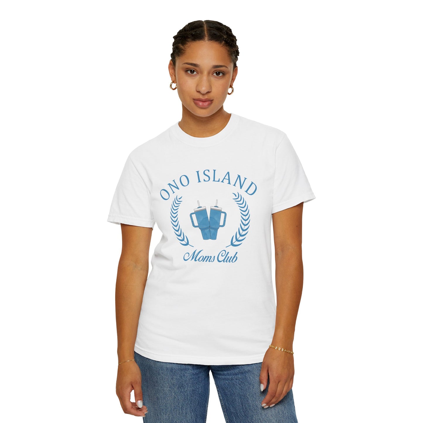 Ono Moms Club Blue Cups - Comfort Colors