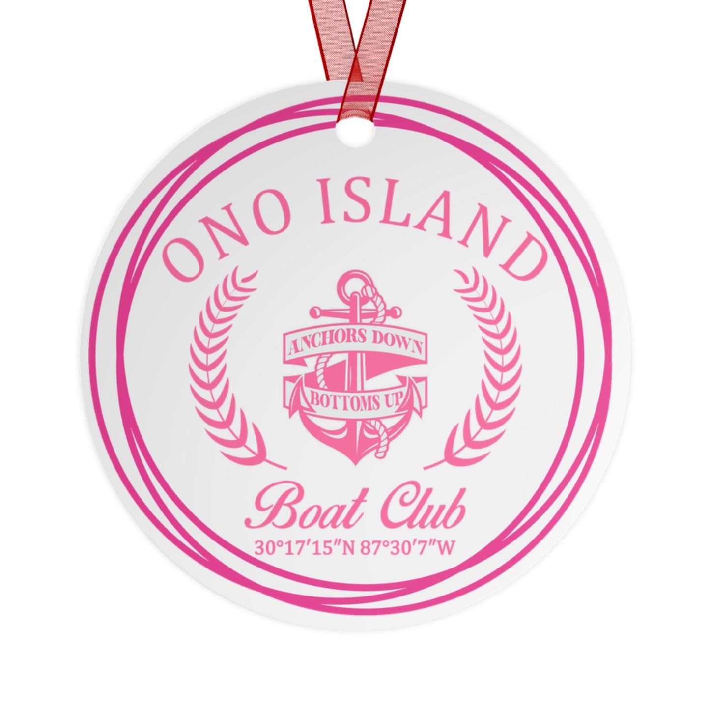 Ono Island Anchor Boat Club Ornament